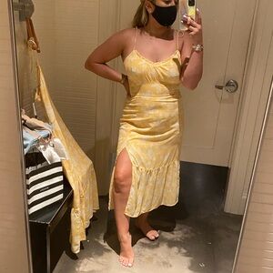 ABERCROMBIE yellow floral dress